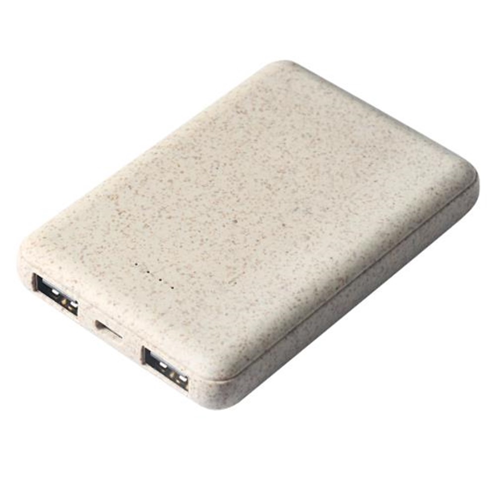 Weizenstroh Mobile Powerbank 5000mAh Wheat Straw Mobile Power Bank 5000mAh