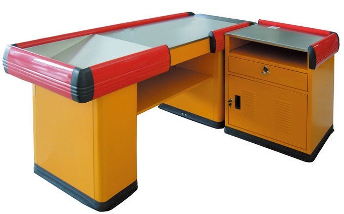Supermarket Check-out Counter/Check Stand/Cashier Desk