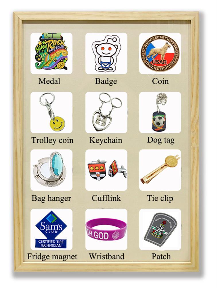 Coin Holder Keychain Type Trolley Coin for Supermarket