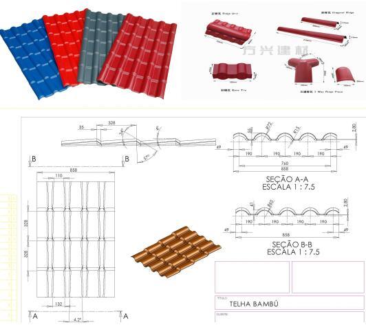 Plastic PVC+PMMA/Asa Wave/Glaze Roof Tile Making/Extrusion Machine