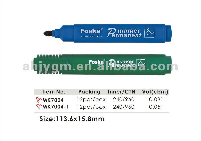 Foska Good Quality Stationery Permanent Marker (MK7004)