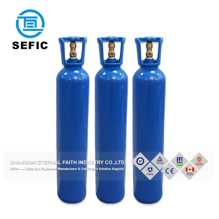 International Standard Oxygen Gas Cylinder with Handle