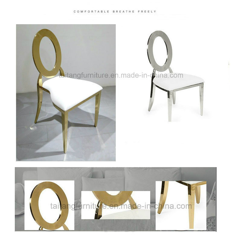 New Design Wedding Stailess Steel Dining Chair