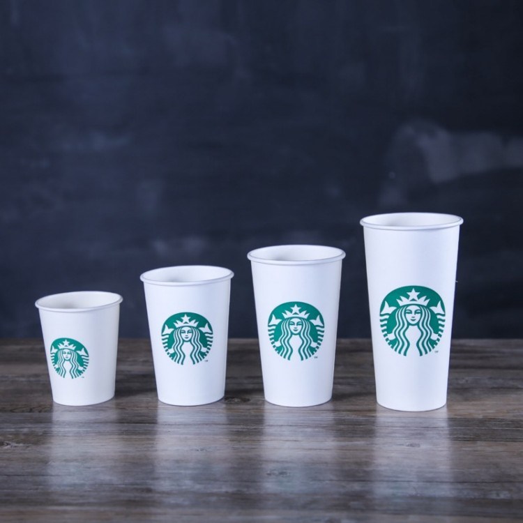 8oz/10oz/12oz Diposable White Paper Cup for Hot Drink