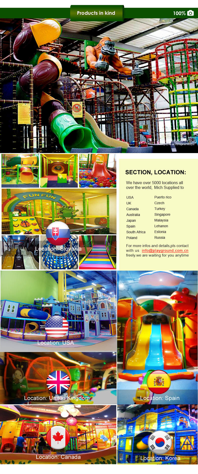 Mich Amusement Park Plastic Toys for Children