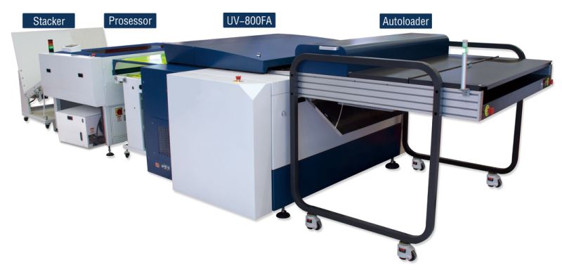 Ecoographix Multi Cassette Autoloader MCU 800 for Online Platesetters