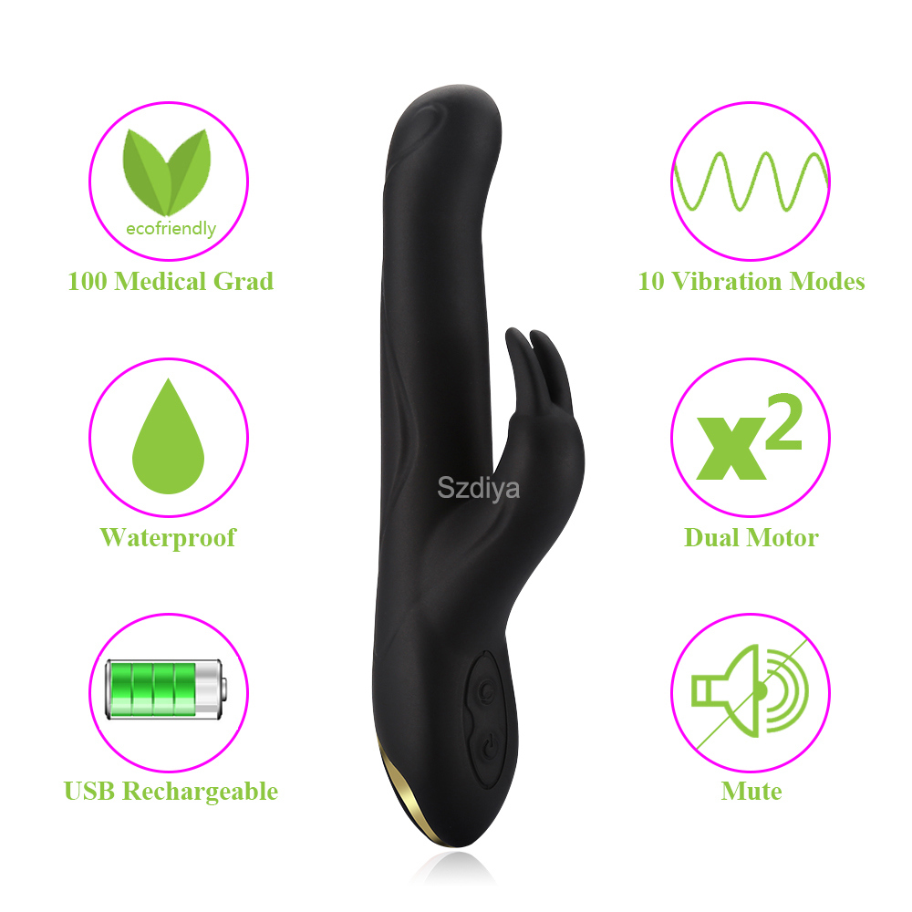 Wholesales 10 Speed Frequency Vibrator Sex Toys for Girls (DYAST508)