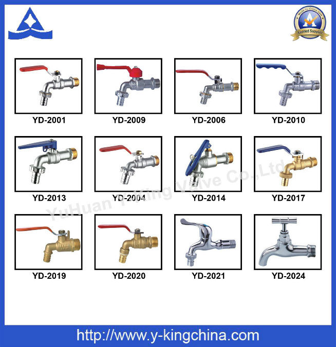 Nickel Plated Brass Sanitary Bibcock Tap with Washing Connector (YD-2001)