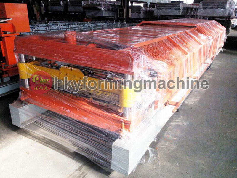 Roll Forming Machinery for Ibr and Corrugated Roof Sheet, Roofing Glazed Step Tiles Roll Forming Machine