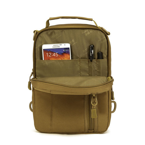 Men's Travel Single Shoulder Messenger Canvas Chest Sling Bag