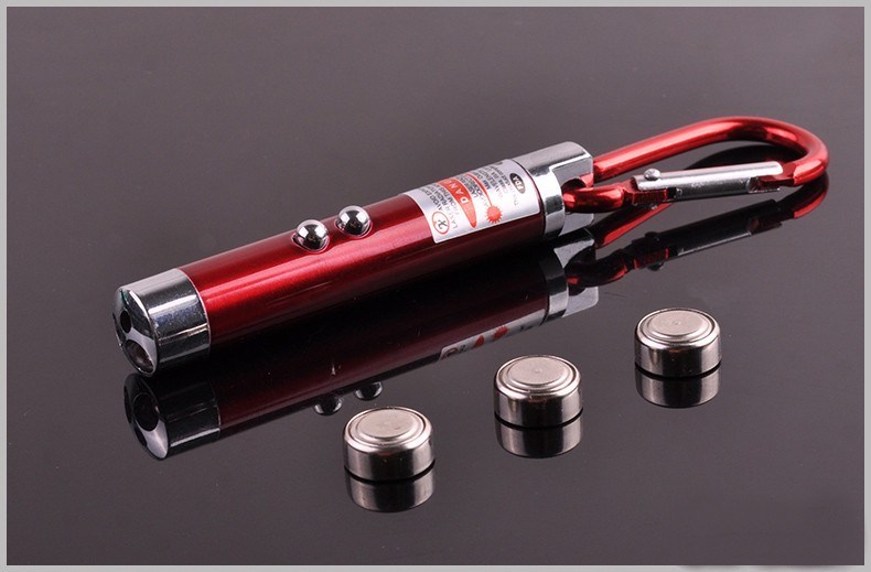 3 in 1 Mini Laser Pen Pointer LED Flashlight