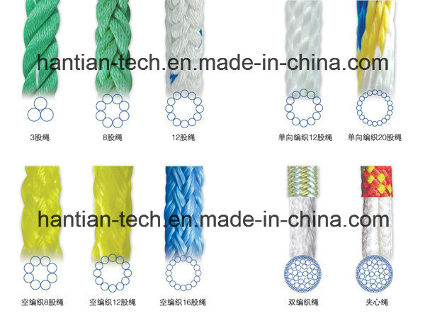 3-Strand Polypropylene Multifilament Marine Rope for Fishing or Packing and Used on Vessel (C3)