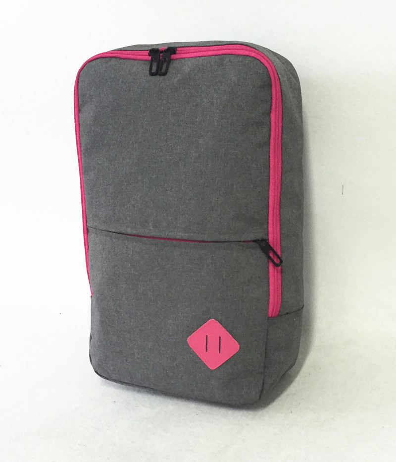 Fashion Waterproof Two Tone Fabric Computer Laptop School Bag