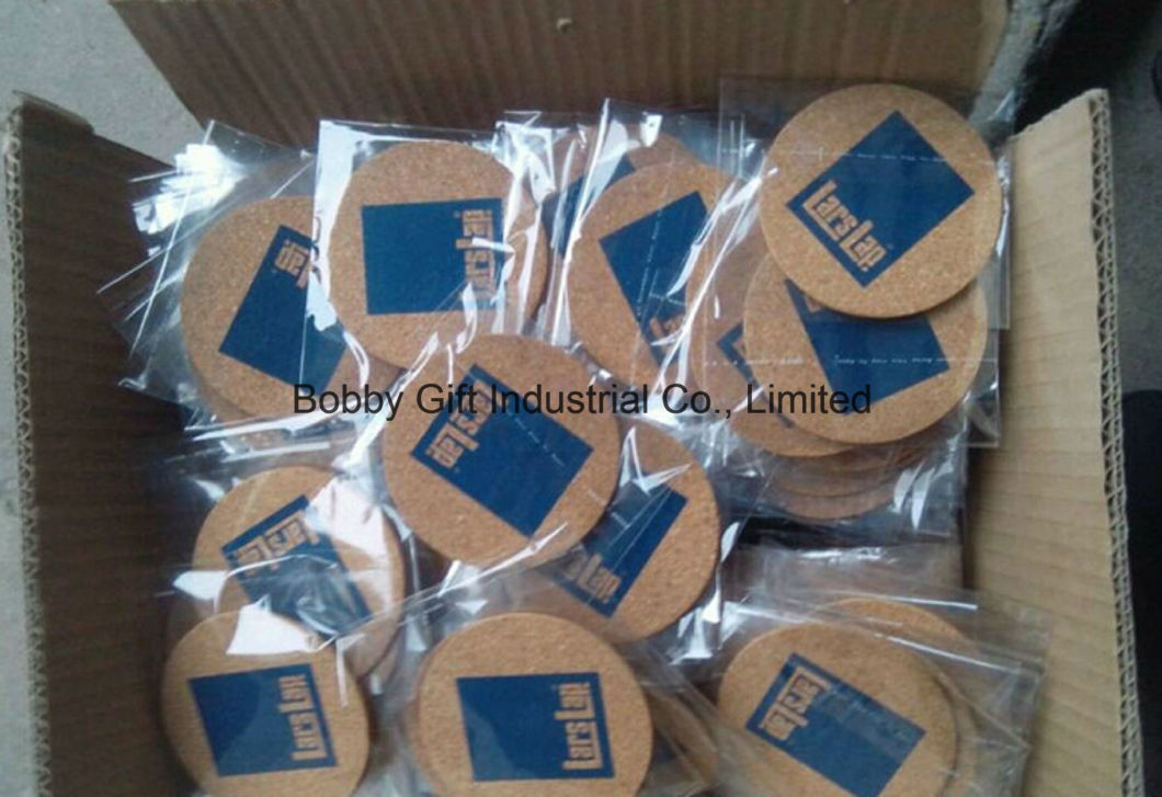 Cork Cup Mat/Placemat, Cork Coaster for Promotion
