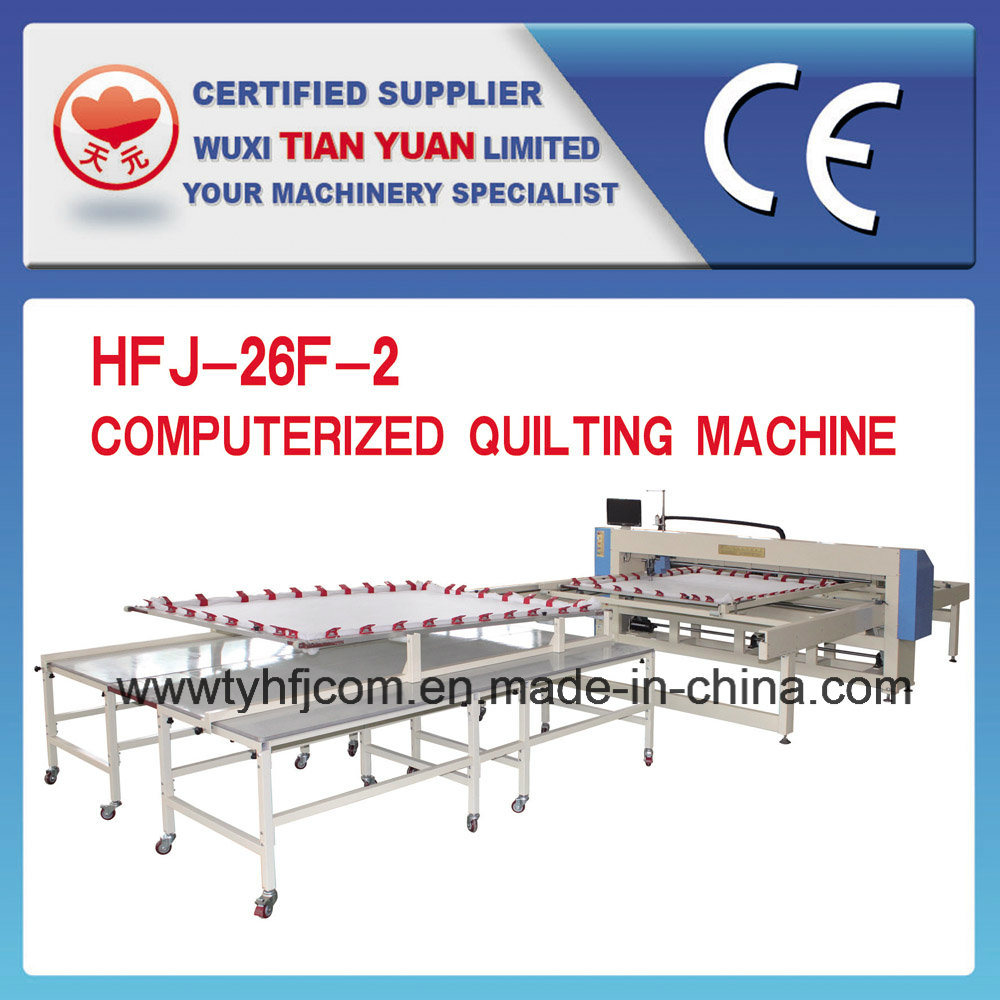 New Popular Single Head Mattress Comforter Computerized Quilting Sewing Machine (HFJ-26F-2)