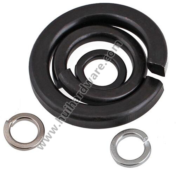 DIN127 Spring Lock Washer with Zinc Plated and Black/ Plain