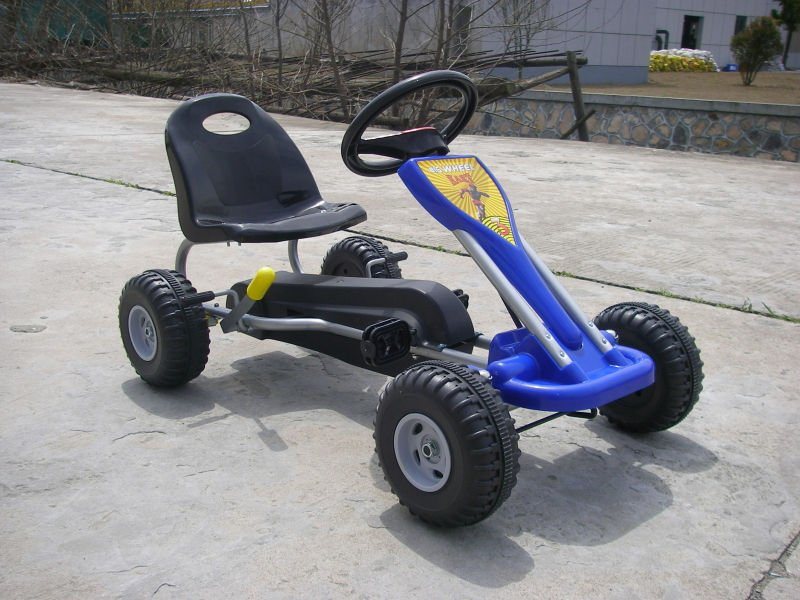 Children's Pedal Go Kart with Inflatable Wheels (ZRD628-1)