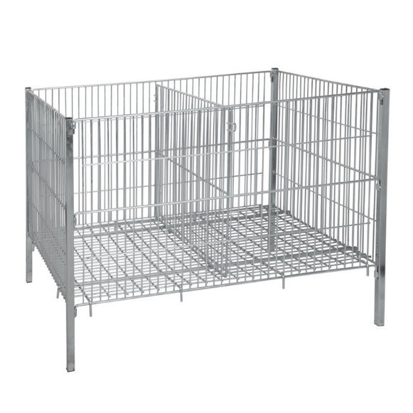 Warehouse Storage Equipment Wire Mesh Folding Storage Cage