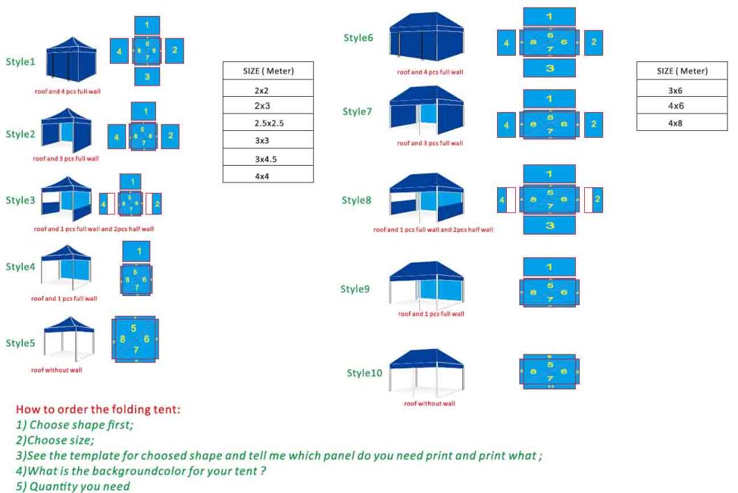 Folding Pop up Beach Tent 3X6 with Full Walls