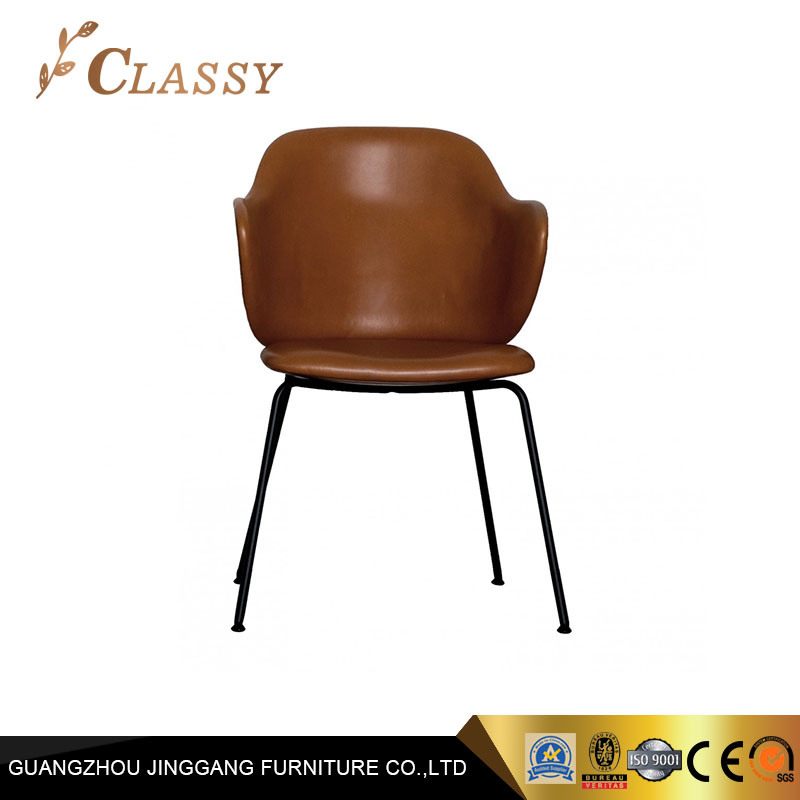 Modern Banquet Furniture Brown Leather Restaurant Chair Furniture