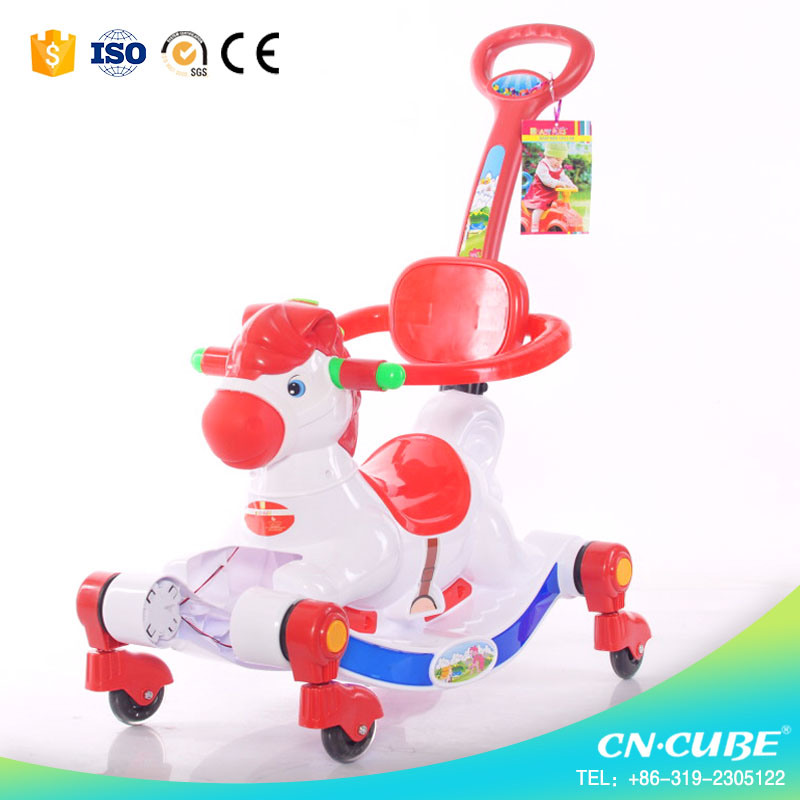 Eco-Friendly Plastic Rocking Horse Toy / Rocking Horse with Wheels