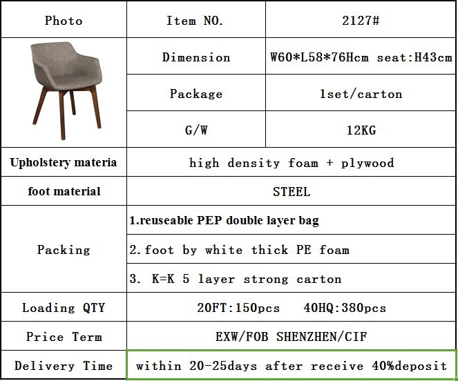 Modern Populer Wooden Holtel Table Home Furniture Dining Chair