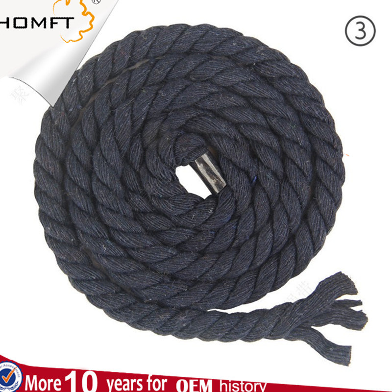 Wholesale High Quality Black Rope Twist Braid Cotton Rope