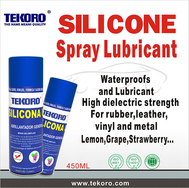 Silicone Spray Lubricant for Leather, Vinyl, Formica and Stainless Steel