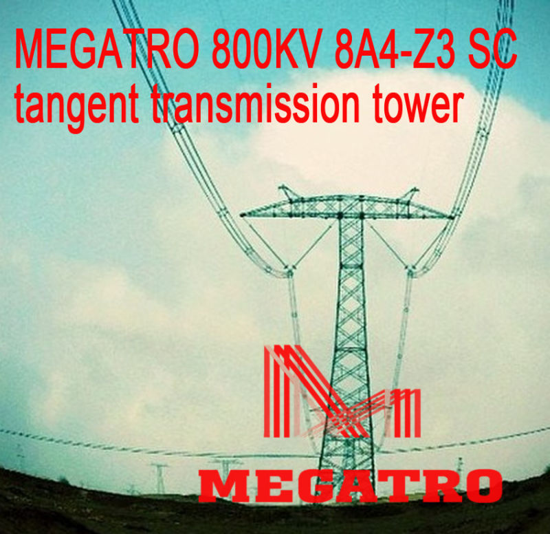 Megatro 800kv 8A4-Z3 Sc Tangent Transmission Tower
