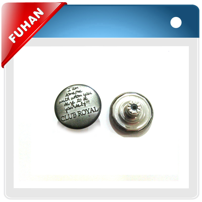 High Quality Wholesale Metal Buttons for Garment