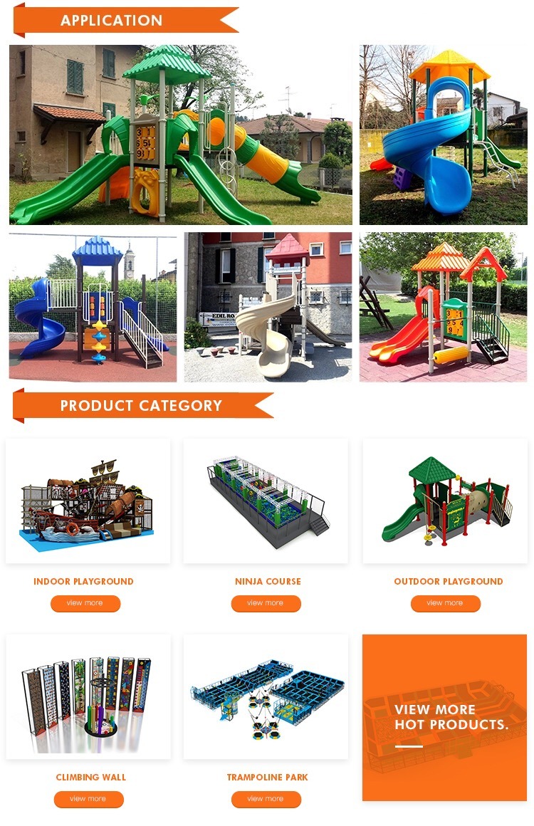 Children Outdoor Playground Plastic Slide