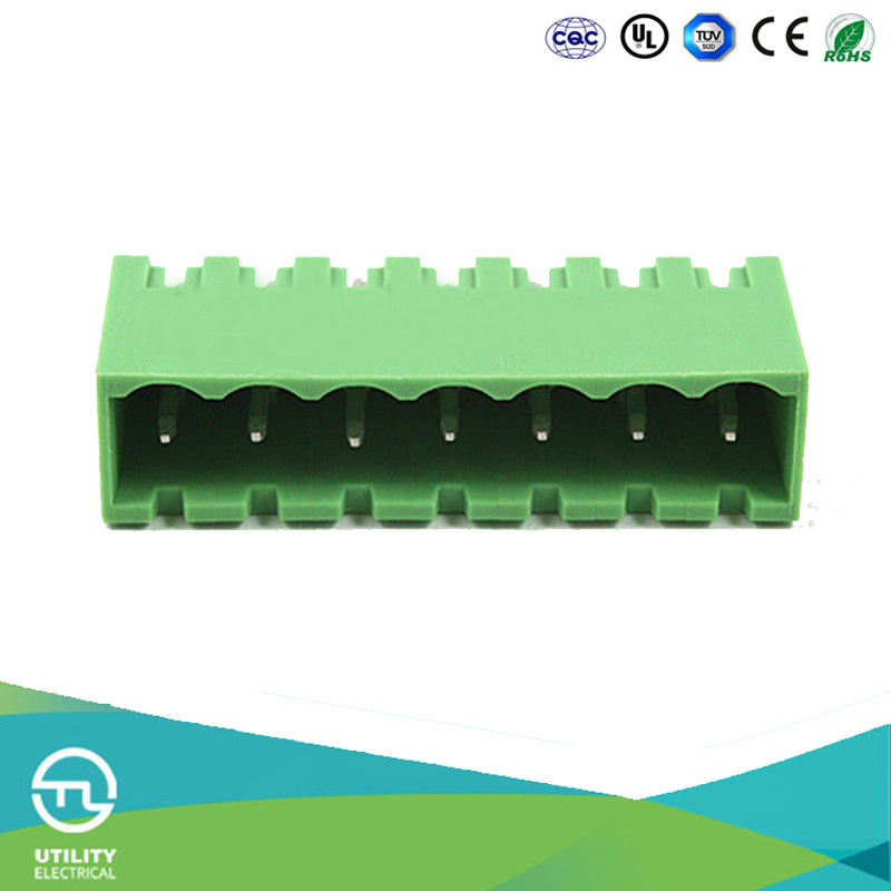 Utl 8 Pin Right Angle PCB Header Connector