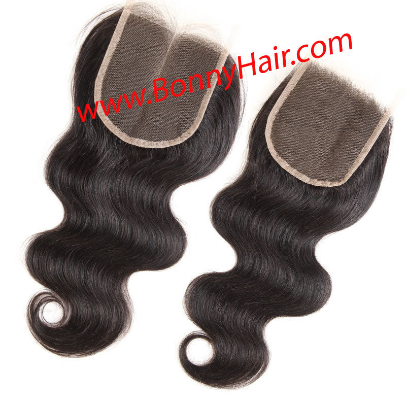 Remy Virgin Human Hair Top Lace Closure 4