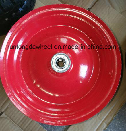 Steel Plastic Rim/Spoke for Wheelbarrow Wheels