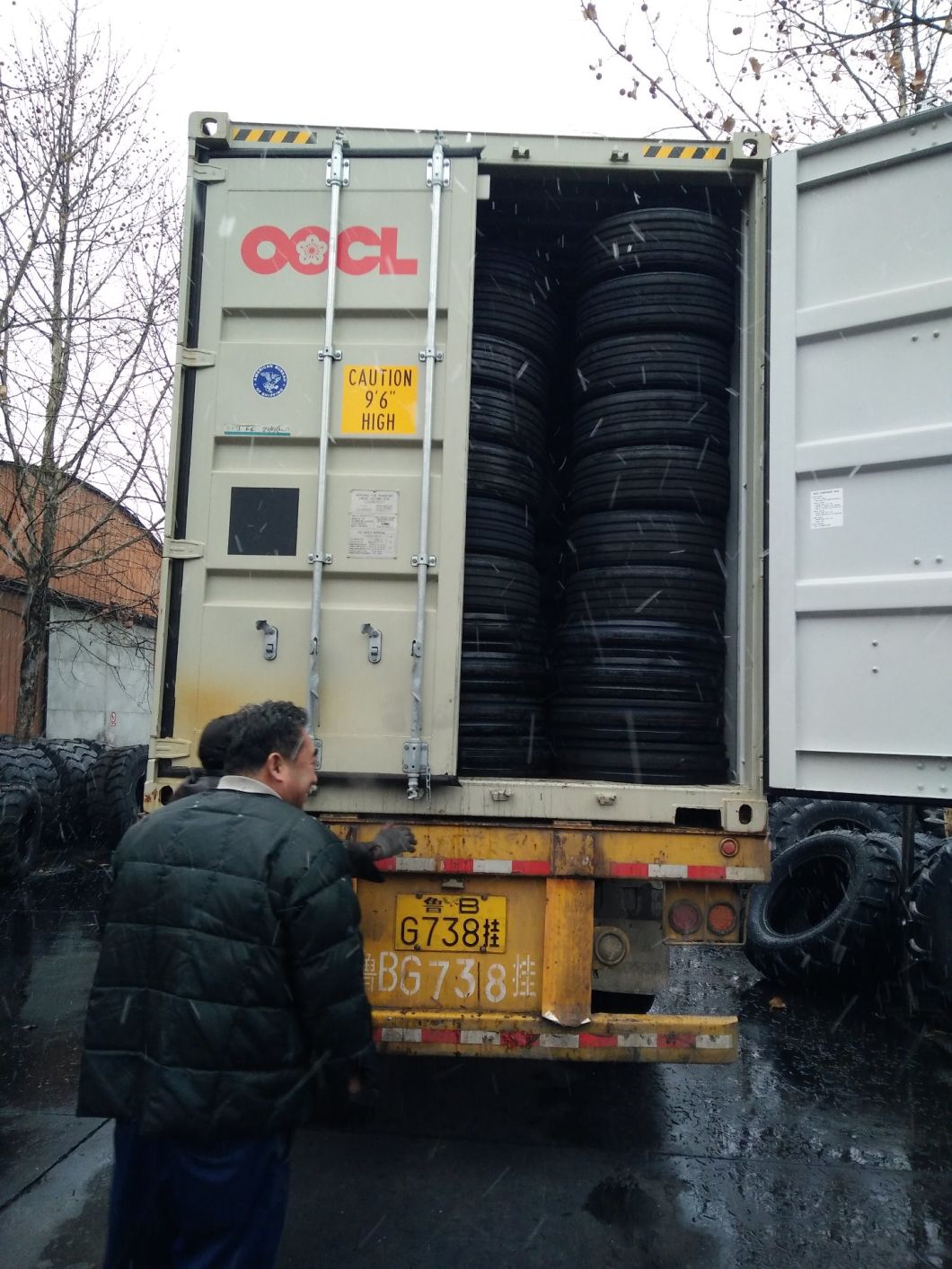 Alpina Brand pneumatic Forklift Tires