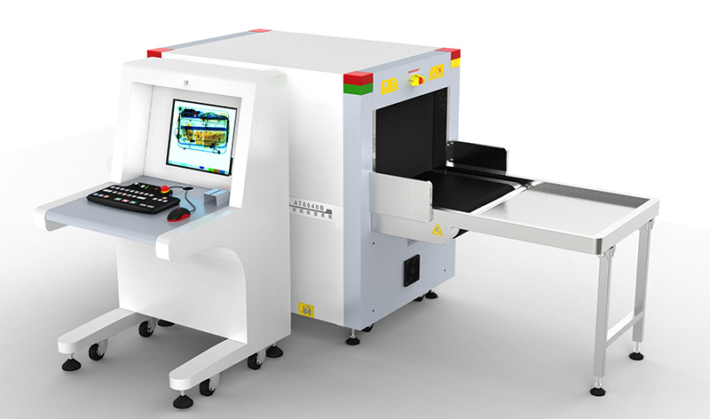 Xray Baggage Scanner At6550b Luggage Inspection System Checked-in X-ray Scanner