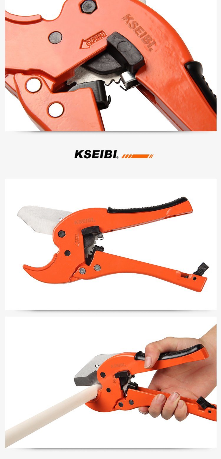 Trade Assurance Kseibi Professional PVC & PPR Portable Pipe Cutter Tool for HDPE Pipe Cutting