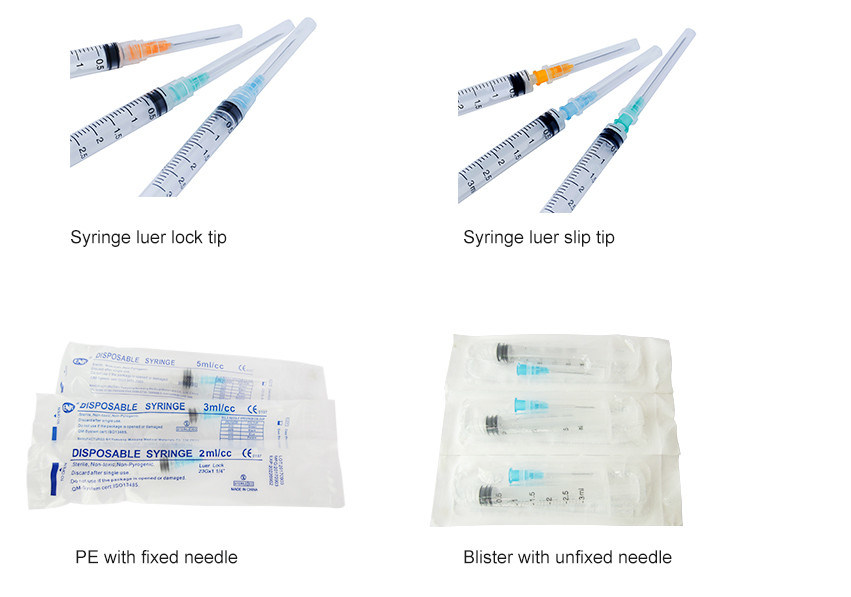 Medical Disposable Syringe Injection Syringe Irrigation Syringe Luer Lock Syringe