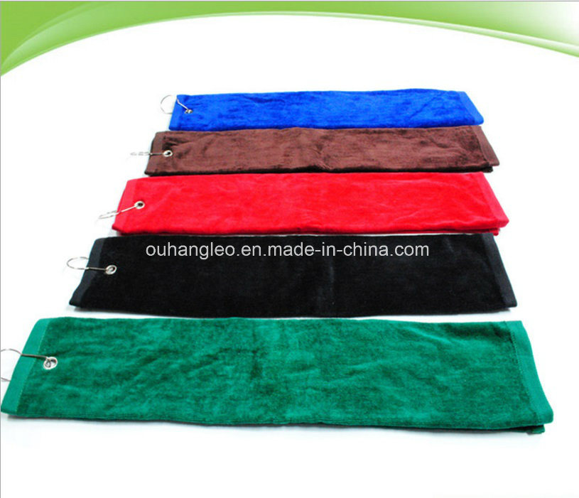 Golf Gifts Customer Embroidery Cotton Velour Terry Golf Towel