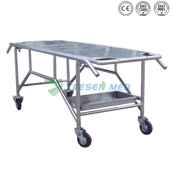 Ystsc-2A Stainless Steel Body Cart Mortuary Morgue