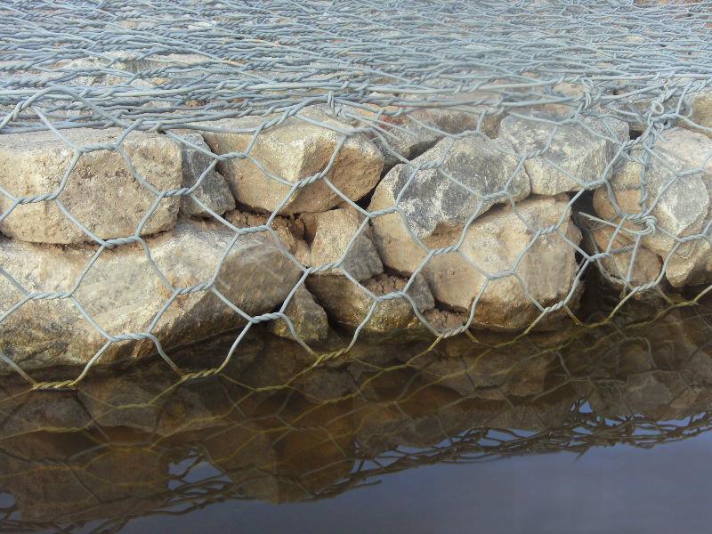 Hot-DIP Galvanized Low Carbon Steel Wire Gabion Box