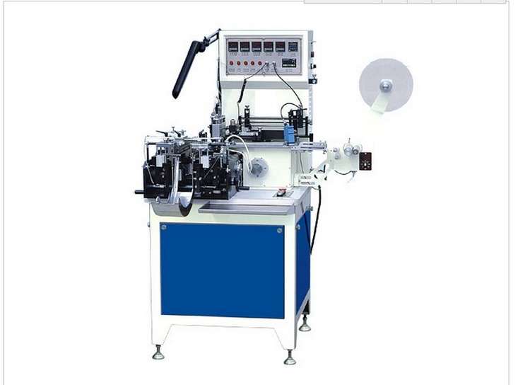 Satin Ribbon Label Cutting and Folding Machine