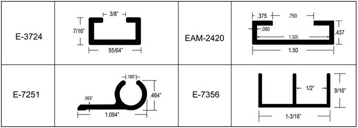 Thermal Insulation Aluminum Extrusion Leaf