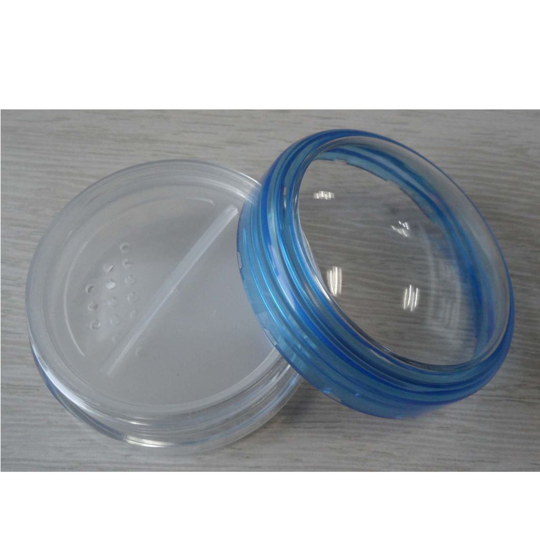 20ml/15ml/10ml/5ml Plastic Cosmetic Loose Powder Case with Rotating Sifter