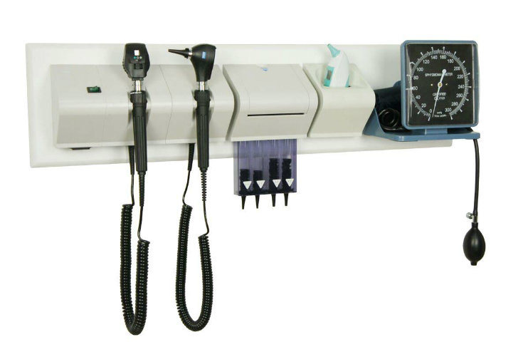 Dw1050 Wall-Mounted Ophthalmoscope Otoscope Set, Medical Ent Diagnostic Equipment