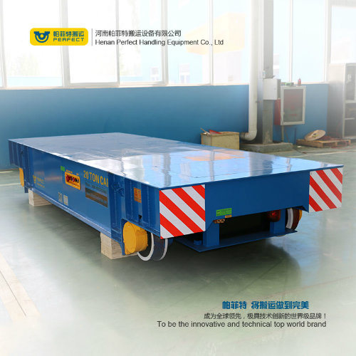 25 Ton Electric Transfer Cart Rail Trolley for Steel Mill