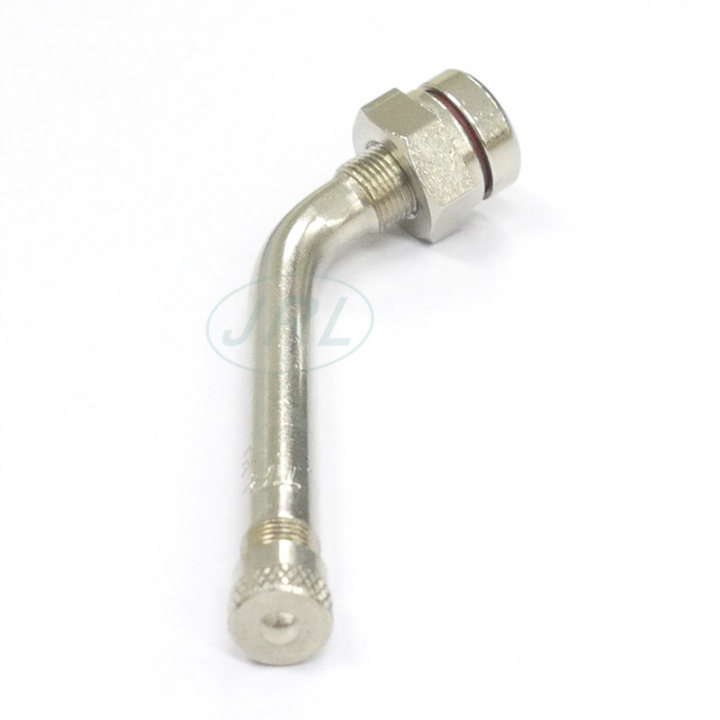 Nickle Plated Truck Clamp in Metal Valve Tr545