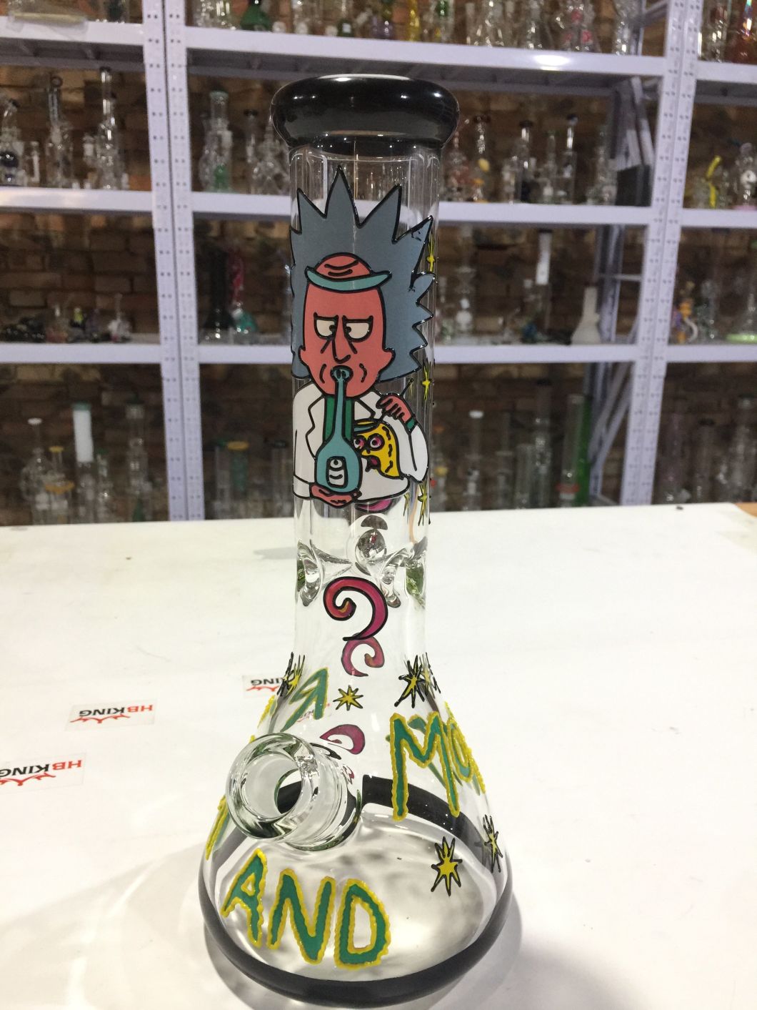 Latest Design Enjoylife 2016 Popular Rocket Inline Percolator Water Pipe with Cheap Price Rick and Morty Beaker