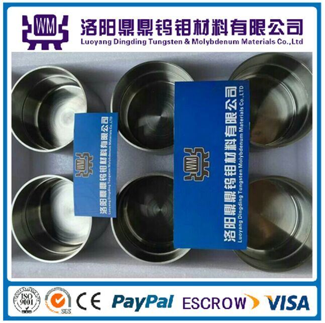 Customed 99.95% Pure Tungsten Crucible / Crucibles Molybdenum Crucible/Crucibles for Rare Earth Industry