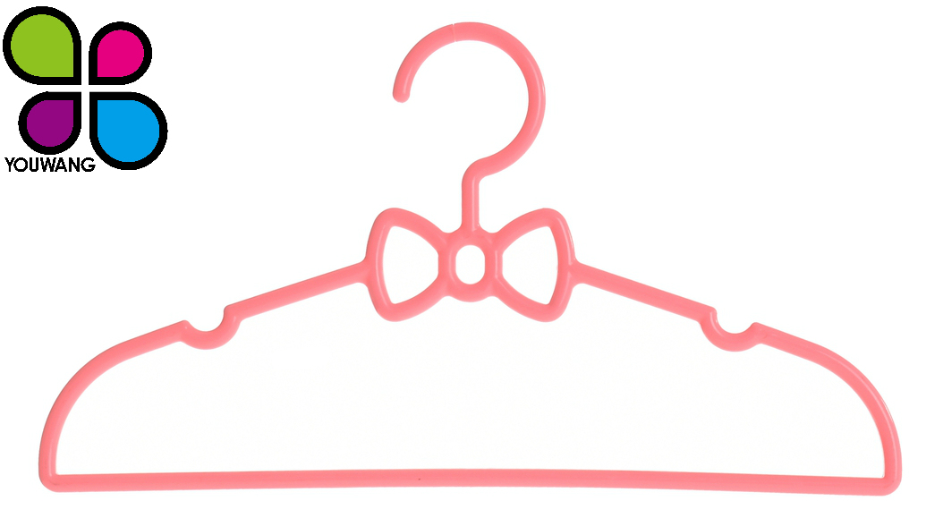 Bowknot Design Hanger Cheap Plastic Hanger for Children/Kids